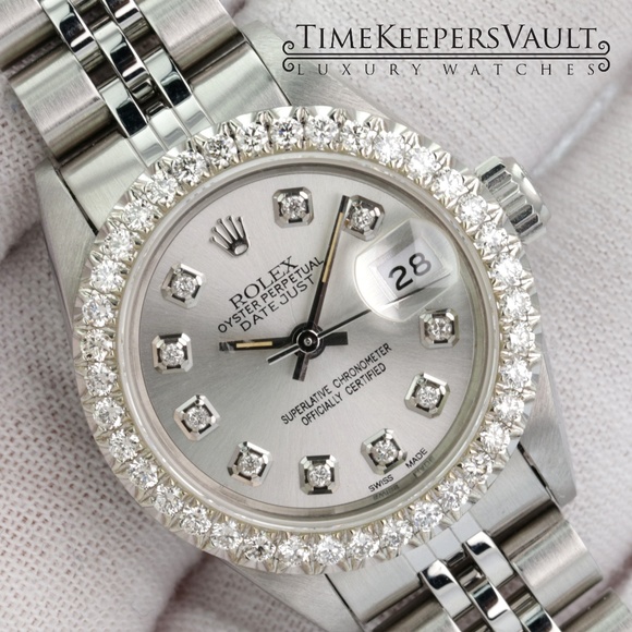 Rolex Accessories - Rolex Lady Datejust Diamond Watch Approx 1.90CTW